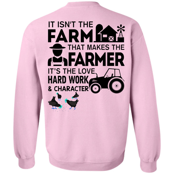 Being A Farmer T Shirt, It Isn't The Farm That Makes The Farmer Sweatshirt
