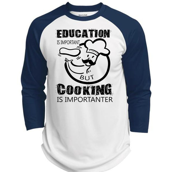 Education Is Important But Cooking Is Importanter T Shirt, My Favorite T Shirt  (Polyester Game Baseball Jersey)