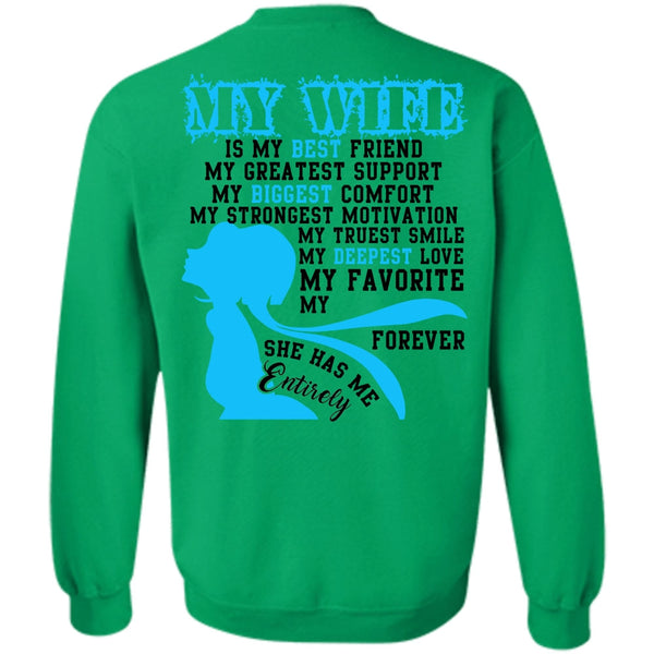 I Love Wife T Shirt, My Wife Is My Best Friend Sweatshirt