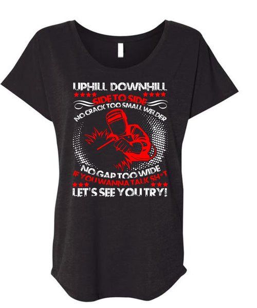 A black t-shirt with the shopify logo