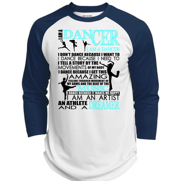 I Am A Dancer T Shirt, Being A Dancer T Shirt, Awesome T-Shirts  (Polyester Game Baseball Jersey)
