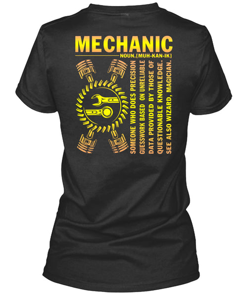 Being A Mechanic T Shirt, Who Does Precision Guesswork T Shirt