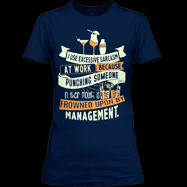 A black t-shirt with the shopify logo