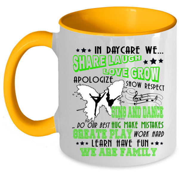 We Are Family Coffee Mug, Sing And Dance Accent Mug