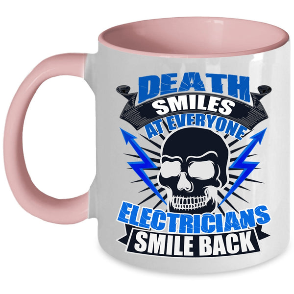 Awesome Electricians Coffee Mug, Electricians Smile Back Accent Mug