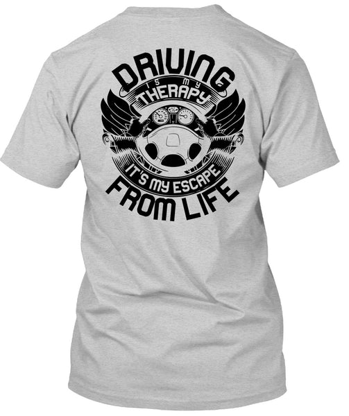 Driving Is My Therapy T Shirt, I Love Car T Shirt