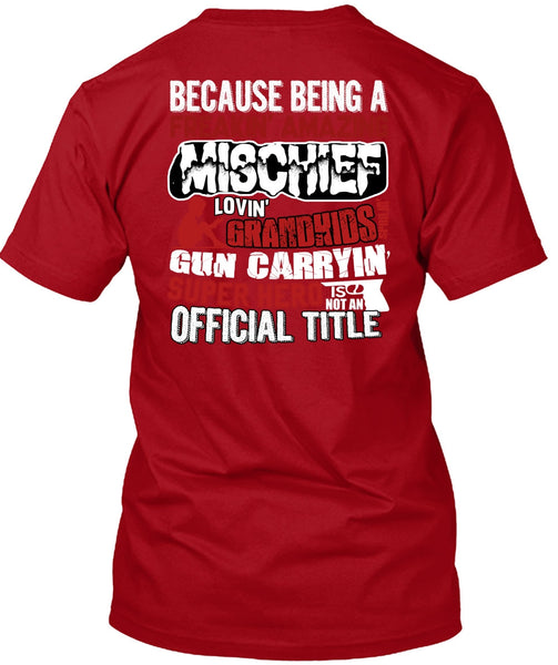 Loving Grandkids T Shirt, Official Title T Shirt