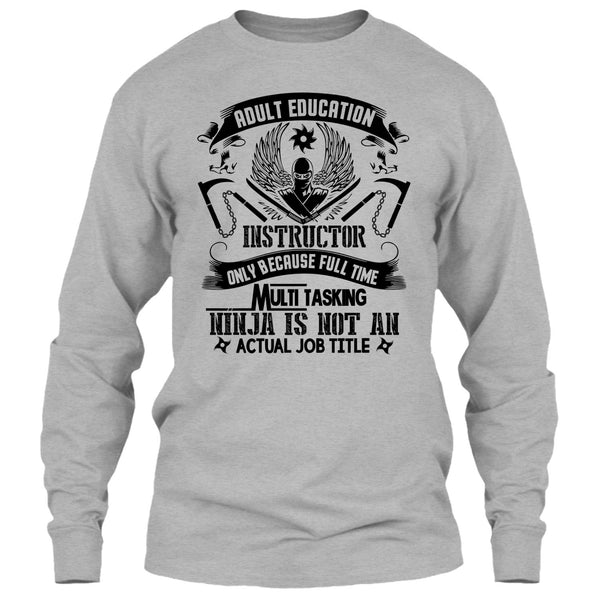 Adult Education Instructor T Shirt, Coolest Adult Education Instructor T Shirt