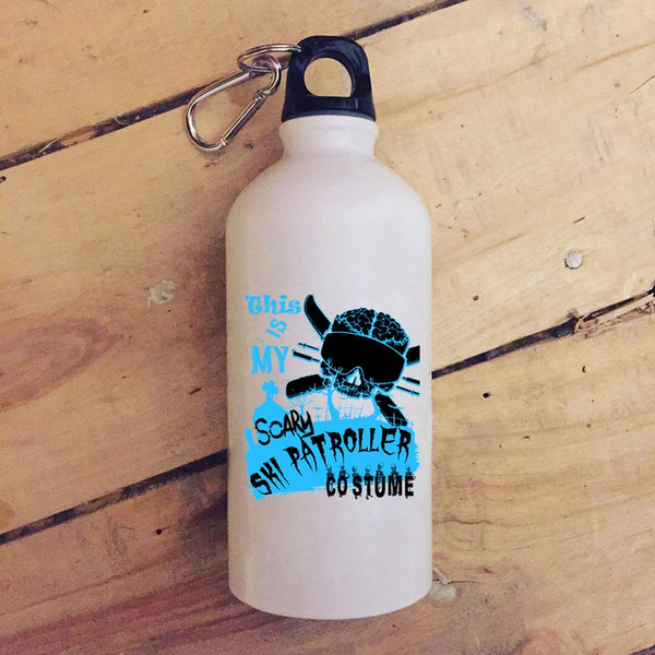 This is My Scary Ski Patroller Costume 20 oz Stainless Steel Bottle,Halloween Outdoor Sports Water Bottle