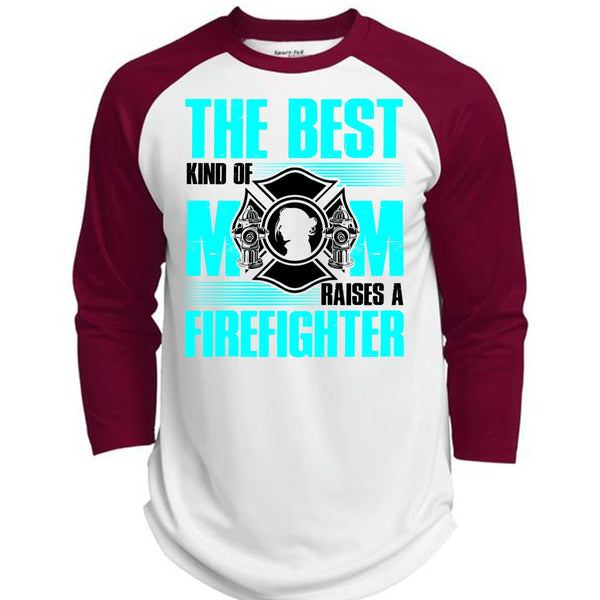The Best Kind Of Mom T Shirt, I Love Firefighter T Shirt, Awesome T-Shirts  (Polyester Game Baseball Jersey)