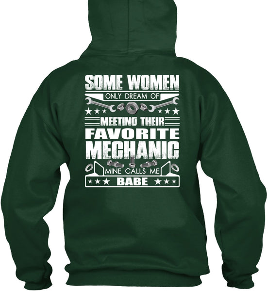 Favorite Mechanic T Shirt, Calls Me Babe T Shirt