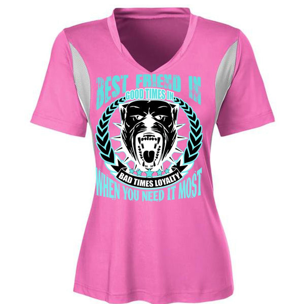 Best Friend In Good Times T Shirt, I Love Pit Bull T Shirt