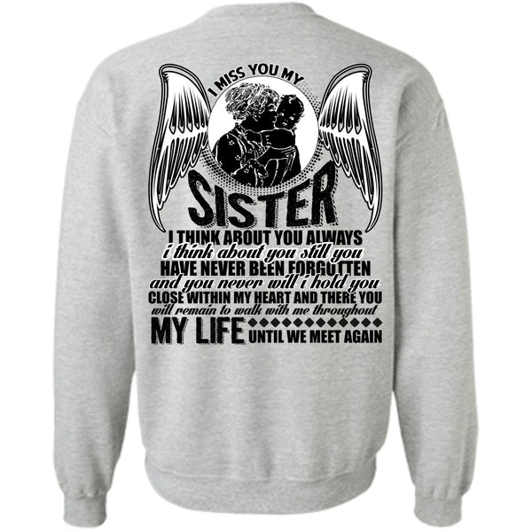 I Love Sister T Shirt, I Miss You My Sister Sweatshirt