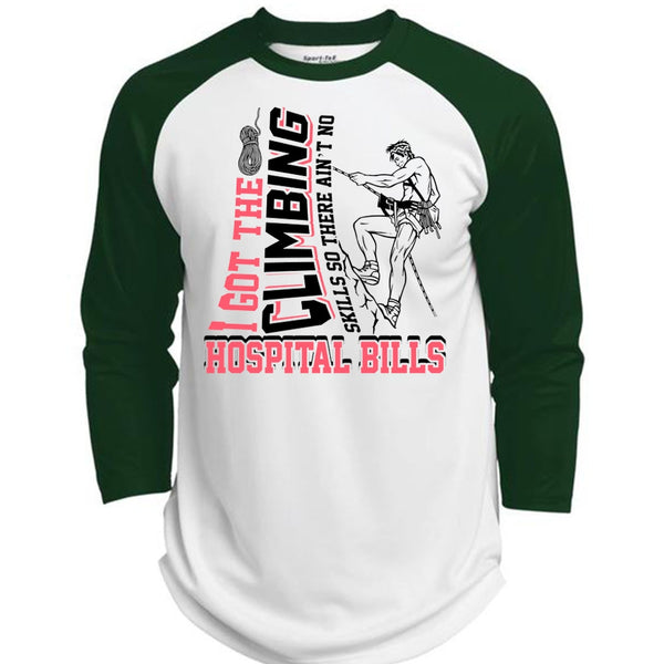 I Got The Climbing T Shirt, I Love Climbing T Shirt, Awesome T-Shirts  (Polyester Game Baseball Jersey)