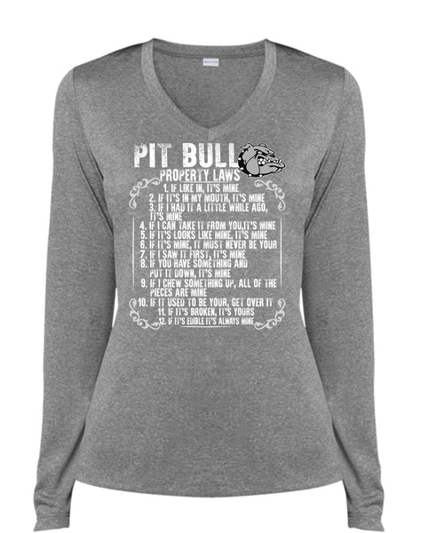 Pit Bull Property Laws T Shirt, I Love Pit Bull T Shirt