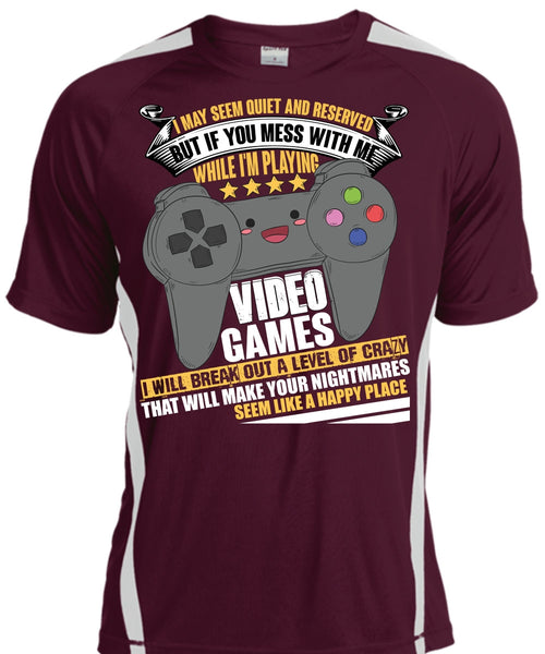 I'm Playing Video Games T Shirt, Like A Happy Place T Shirt, Cool Shirt