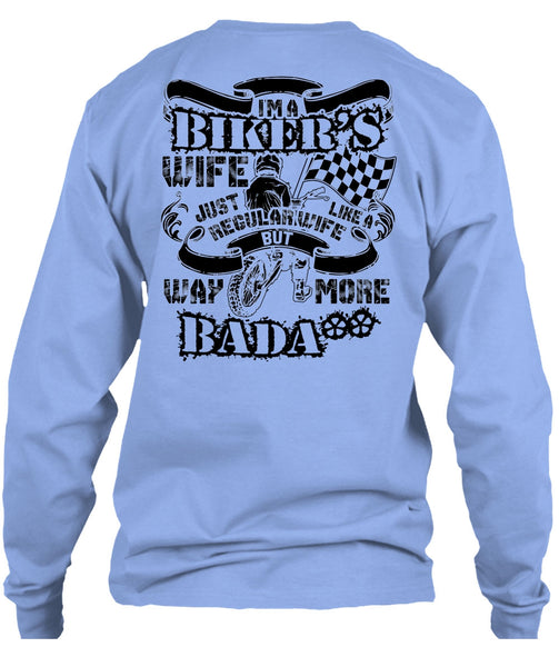 I'm A Biker's Wife T Shirt, I Love Wife T Shirt