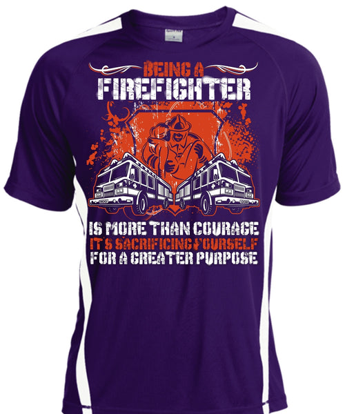 Being A Firefighter T Shirt, It's Sacrificing Yourself T Shirt, Cool Shirt