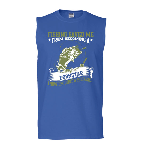 Now I'm Just A Hooker T Shirt, Coolest Hooker T Shirt, Cool T Shirt (Men's Cotton Sleeveless)