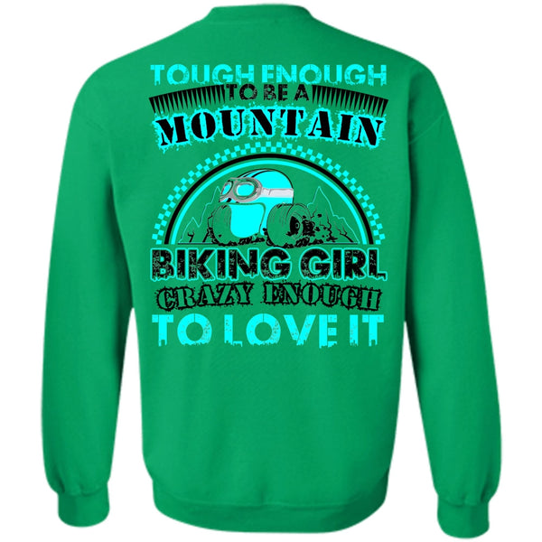 I Love Biking T Shirt, Mountain Biking Girl Sweatshirt