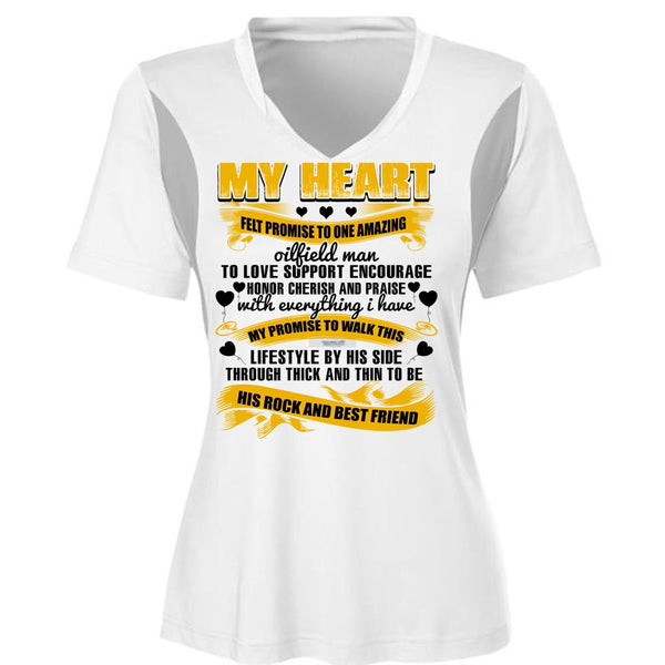 Promise To One Amazing Oilfield Man T Shirt, His Rock And Best Friend T Shirt, Awesome T-Shirts