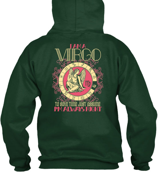 I Am A Virgo T Shirt, I'm Always Right T Shirt