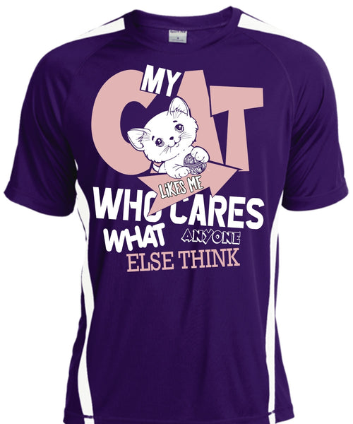 My Cat Likes Me Who Cares T Shirt, My Favorite T Shirt, Cool Shirt