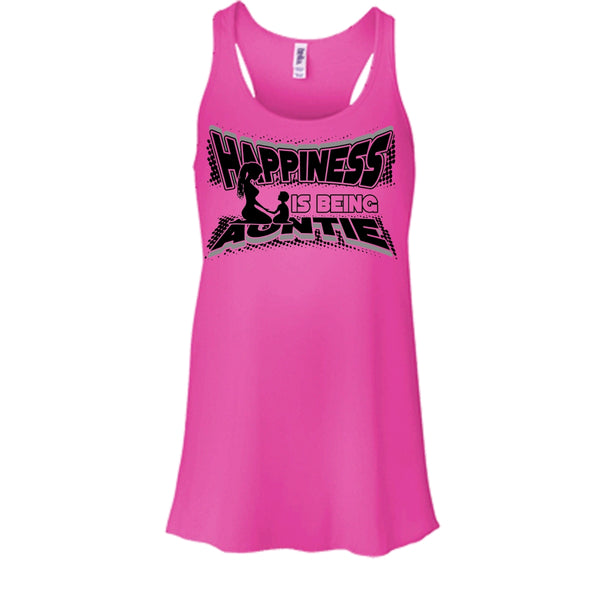 Happiness Is Being Autie T Shirt, Gift For Aunt Tank Top