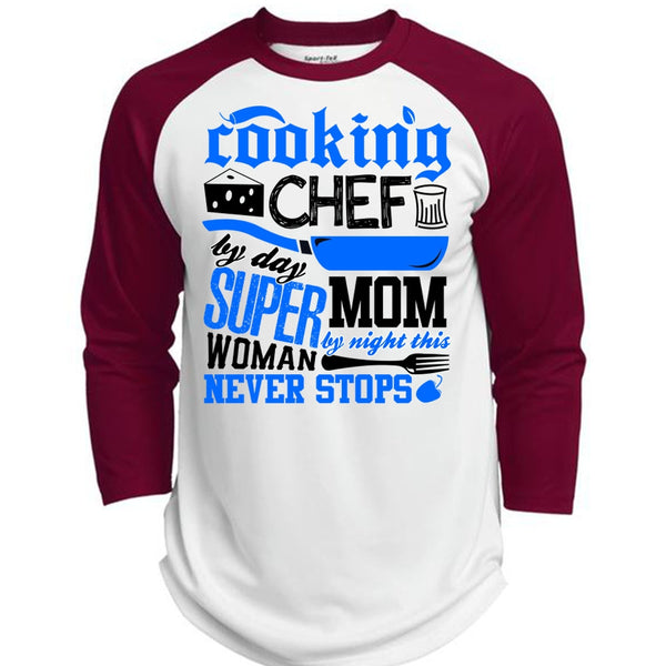 Cooking Chef By Day T Shirt, I Love Chef T Shirt, Awesome T-Shirts  (Polyester Game Baseball Jersey)