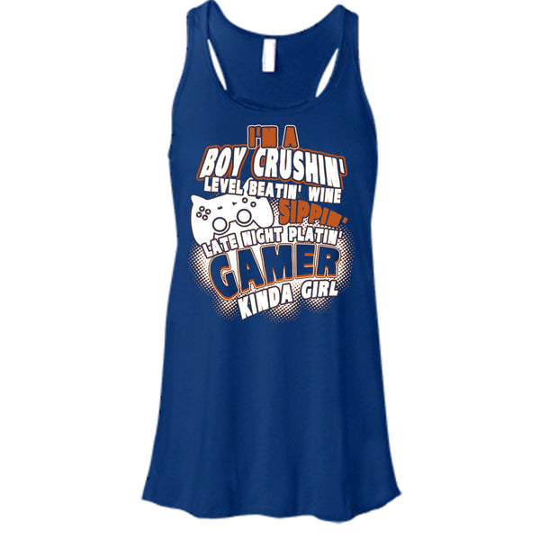 I'm A Boy Crushin' T Shirt, Gamer Kinda Girl Tank Top