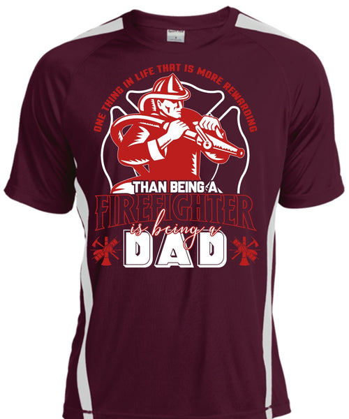 Being A Firefighter T Shirt, Being A Dad T Shirt, Cool Shirt