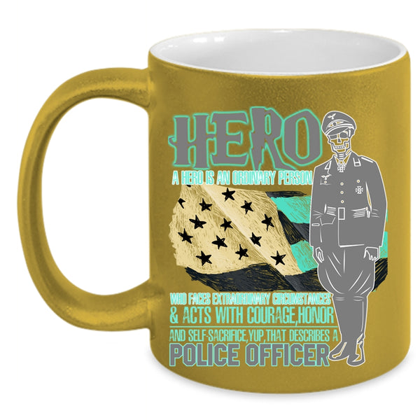 Awesome Gift for Police Officer Coffee Mug, Police Officer Accent Mug