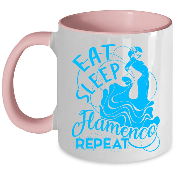 Spanish Music Coffee Mug, Eat Sleep Flamenco Repeat Accent Mug