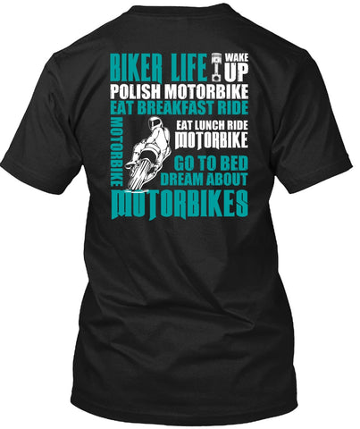A black t-shirt with the shopify logo