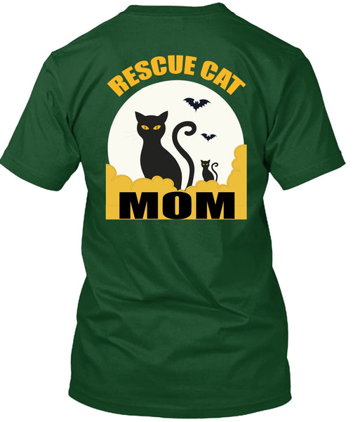 Rescue Cat Mom T Shirt, My Favorite T Shirt