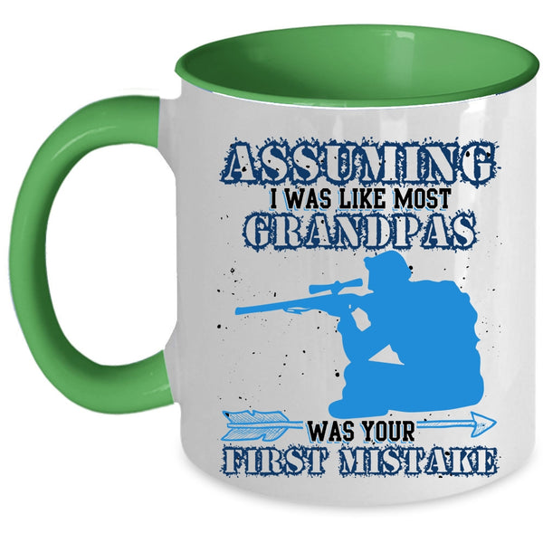 Cool Hunting Coffee Mug, I Was Like Most Grandpas Accent Mug