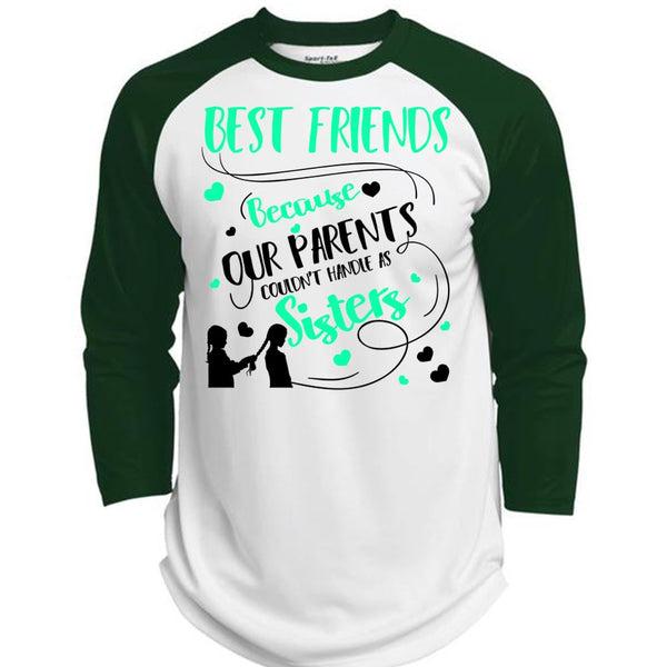 Our Parents Couldn't Handle As Sisters T Shirt, I Love Sister T Shirt, Awesome T-Shirts  (Polyester Game Baseball Jersey)
