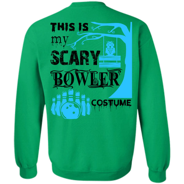 Wait For Halloween T Shirt, This Is My Scary Bowler Costume Sweatshirt