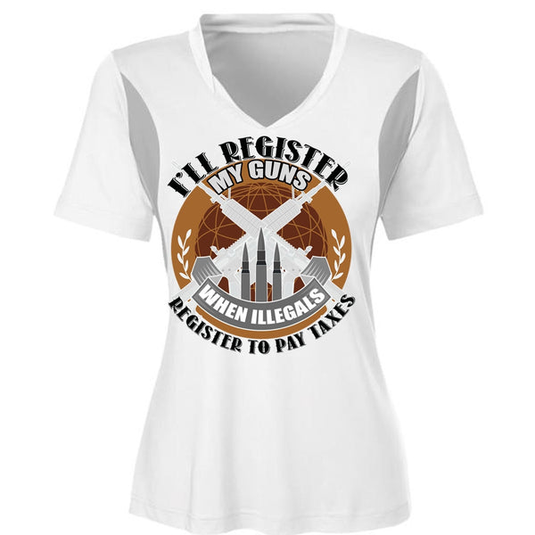 I'll Register My Guns T Shirt, I Love Veteran T Shirt, Awesome T-Shirts