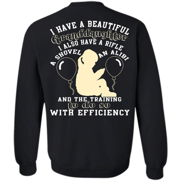 A black t-shirt with the shopify logo