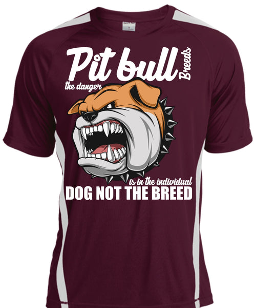 Pit Bull Breeds The Danger T Shirt, Dog Not The Breed T Shirt, Cool Shirt
