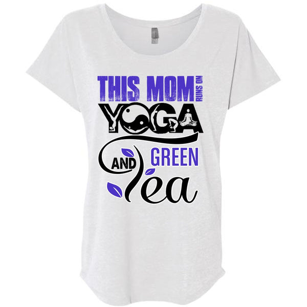 This Mom Runs On Yoga T Shirt, I Love Mom T Shirt, Awesome T-Shirts