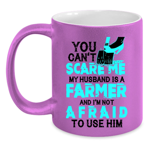 I Love My Farmer Coffee Mug, My Husband Is A Farmer Accent Mug