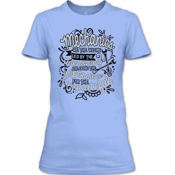 Mechanic We The Willing T Shirt, Gift For Mechanic T Shirt