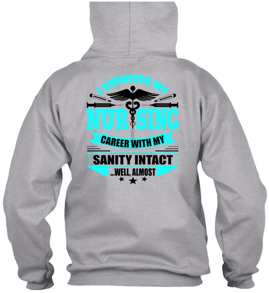 I Survived My Nursing T Shirt, I Love Nursing T Shirt