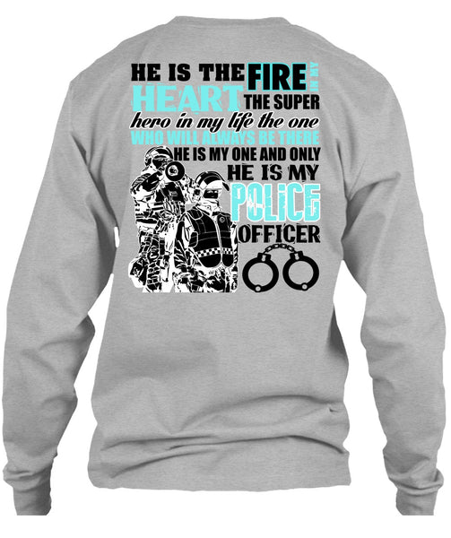 He Is My Police Officer T Shirt, I Love Police T Shirt