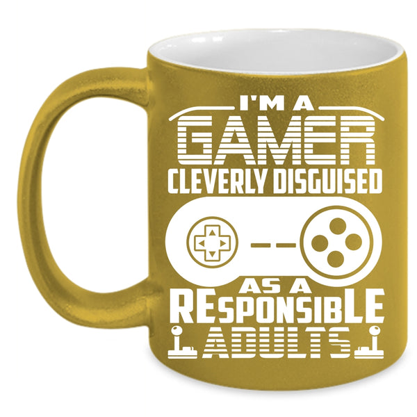 I'm A Gamer Coffee Mug, Cool Gift For Gamers Coffee Cup