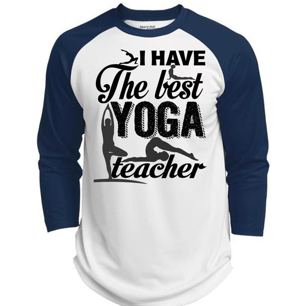 I Have The Best Yoga Teacher T Shirt, I Love Yoga T Shirt, Awesome T-Shirts  (Polyester Game Baseball Jersey)