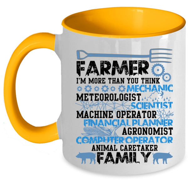 Animal Caretaker Family Coffee Mug, Farmer Accent Mug