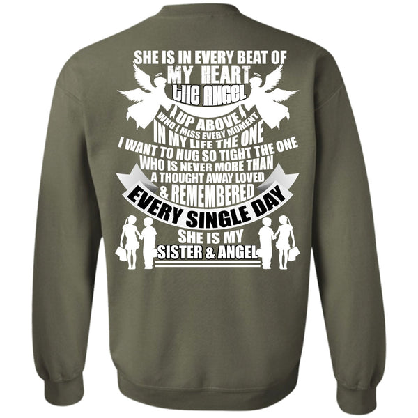 Beat Of My Heart T Shirt, I Love Sister Sweatshirt